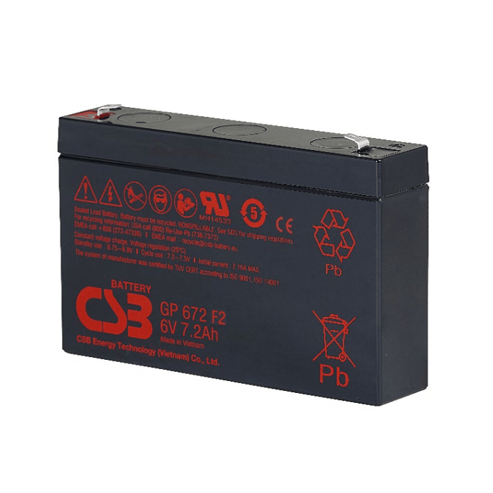CSB希世比 GP672 蓄电池实物图