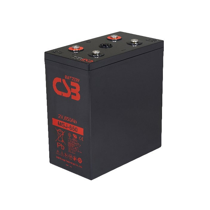 希世比 CSB MSJ-650 蓄電池實物圖