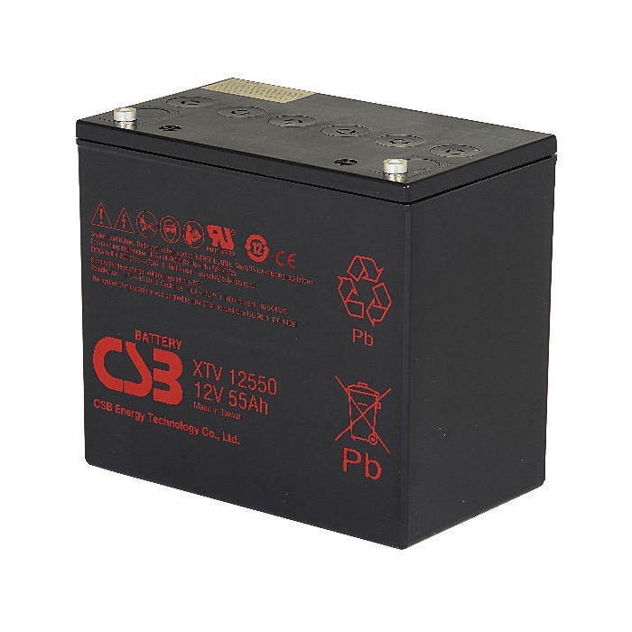 希世比 CSB XTV12550 蓄電池實物圖