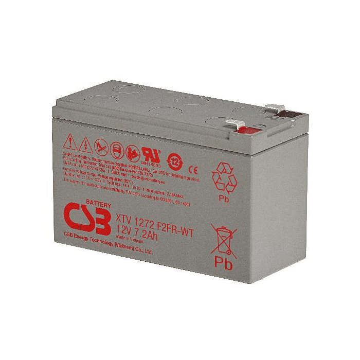 希世比 CSB XTV1272WTFR 蓄電池實物圖