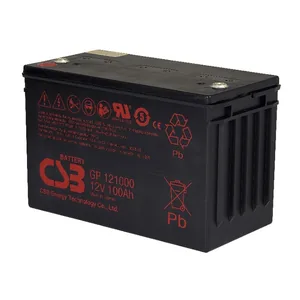 GP121000 CSB电池12V100Ah适用于安防报警系统的后备供电，应急照明与疏散指示灯电源，医疗监护仪、输液泵的备用电力，门禁控制及楼宇对讲设备