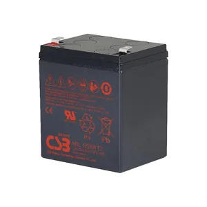 HRL1225W CSB电池12V适用于UPS后备方案适用于大型数据中心，云计算中心采用高压直流作为备用电源，金融交易系统配备不间断电源保障运行，通信枢纽以UPS实现应急电力支撑