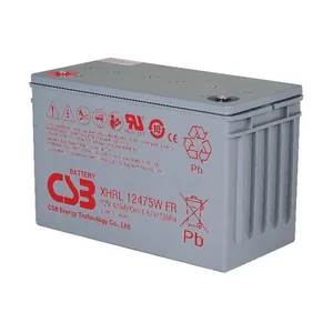 XHRL12475W CSB电池12V适用于用于超大规模数据中心的不间断电源后备，高性能计算中心的后备电力，云计算数据中心的UPS电源，金融行业数据中心不间断供电